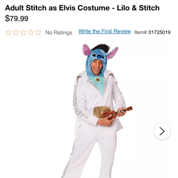 Stitch Elvis Costume - Picture 1 of 3